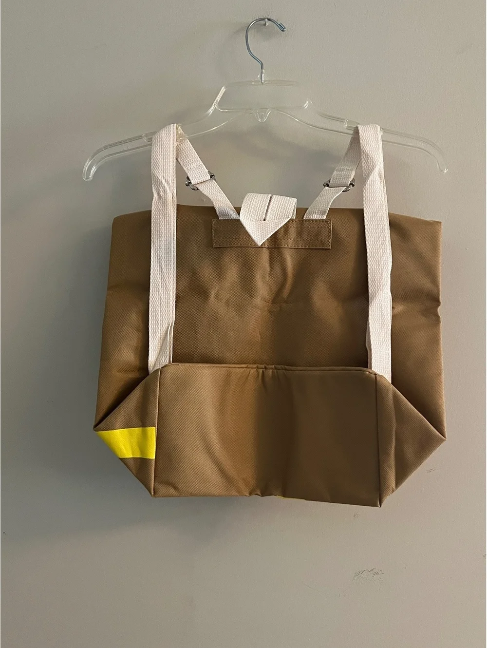 New McDonald’s Tan and yellow unisex canvas Backpack
